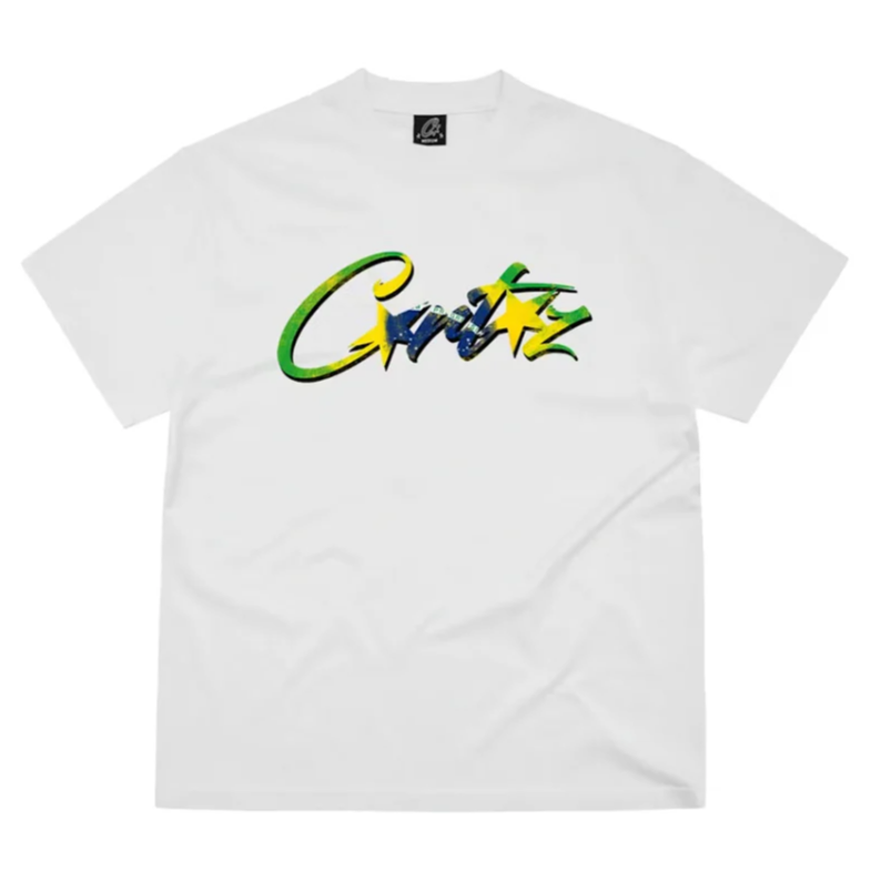 Corteiz Brazil Allstarz Tee White