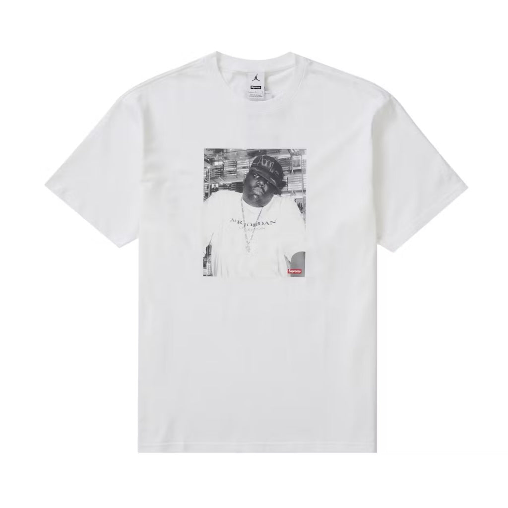 Supreme Biggie Smalls Photo Tee White