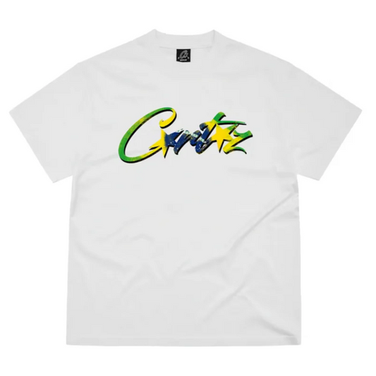 Corteiz Brazil Allstarz Tee White