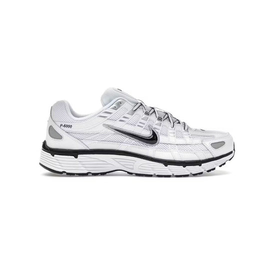 Nike P-6000 White Black Silver